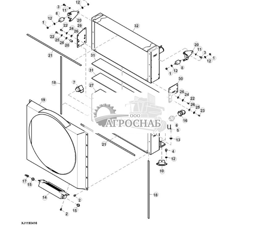 Mounting, Fuel Cooler  Oil Cooler  Radiator - ST766495 123.jpg